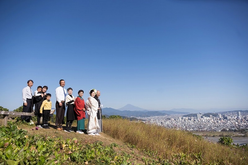 家族で婚